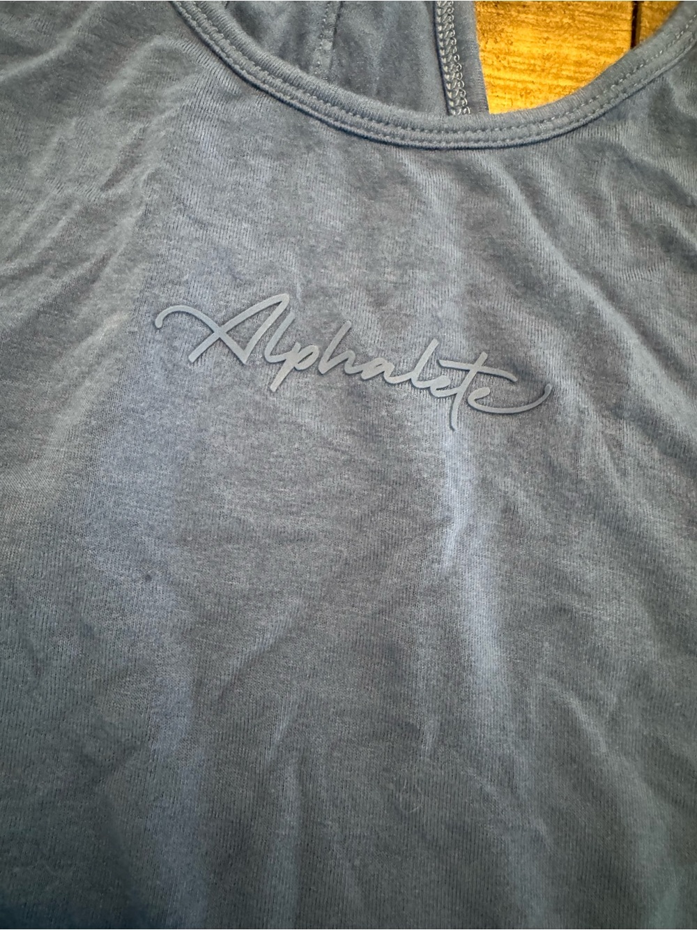 Alphalete Womens Tank Top in blue
